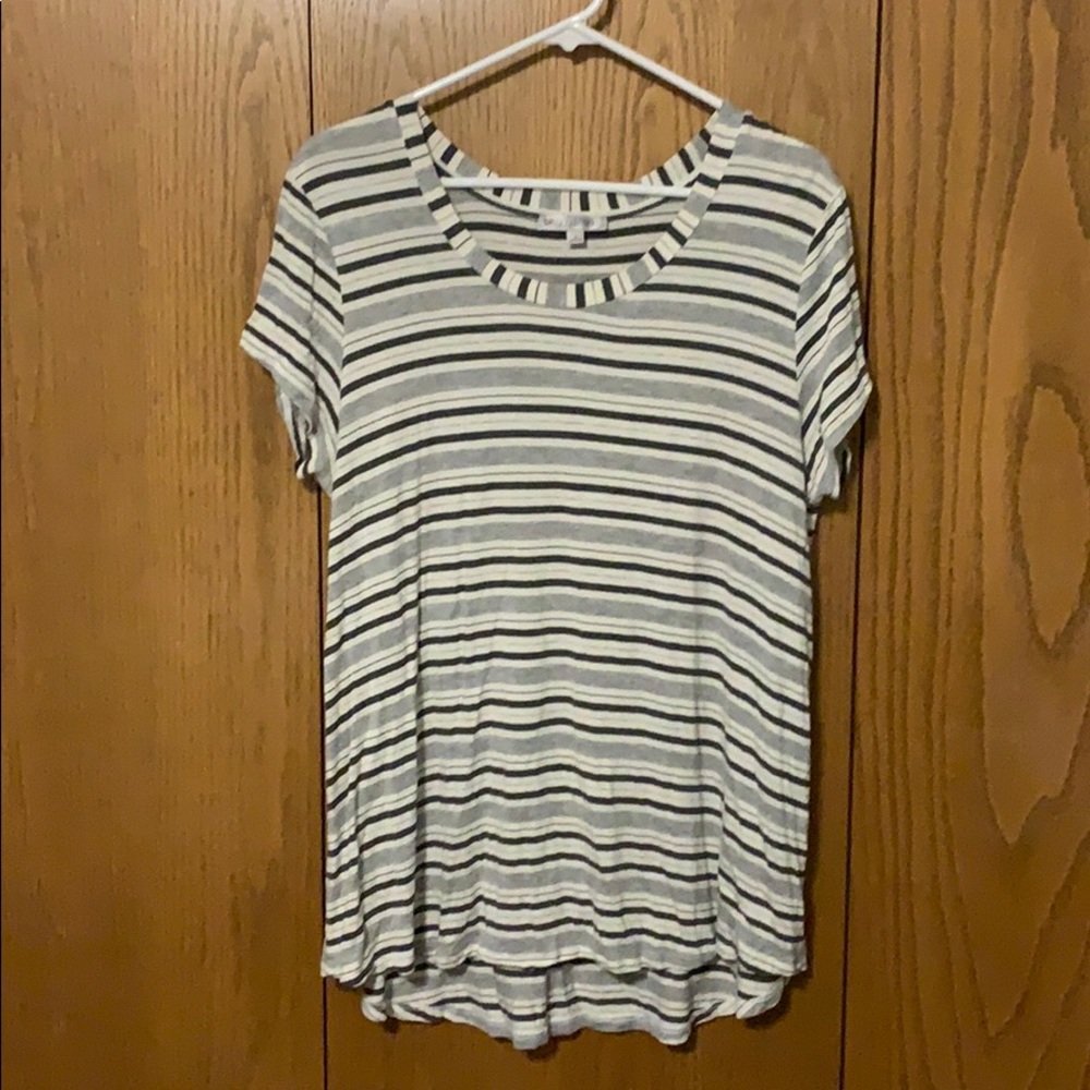 Long, Flowy Boutique Stripe Tee